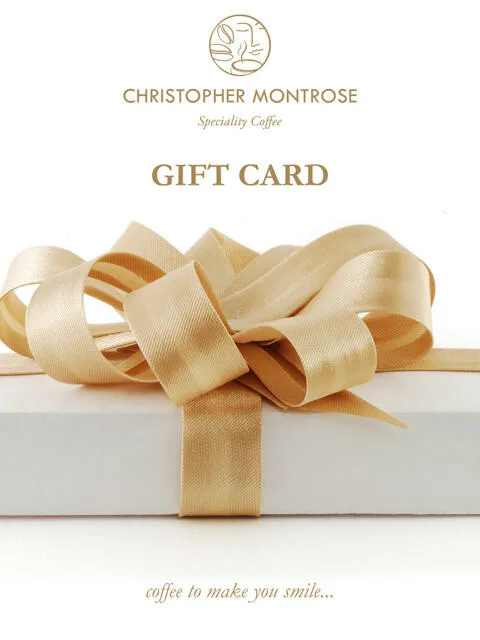 christopher montrose coffee gift card